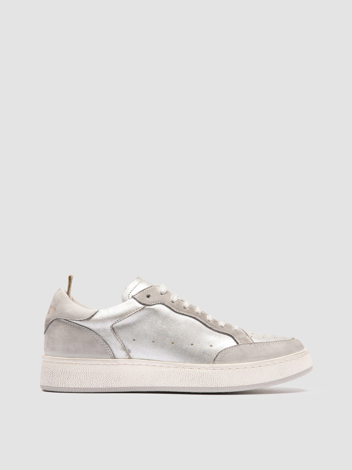 THE ANSWER/101 SOFT NABUK/PIXEL - DIRTY GRIGIO PERLA/ARGENTO_F.DO PROFILE