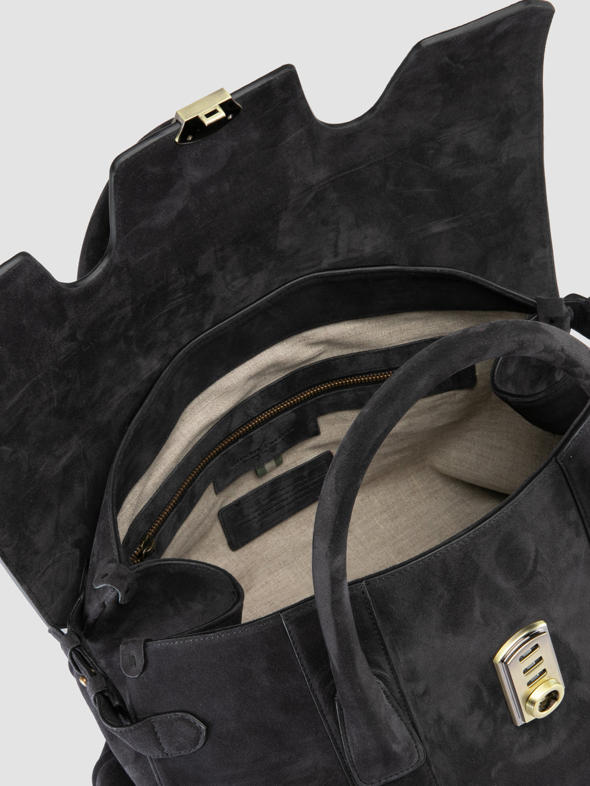 BOSTONIAN/002 LIGHT CACHEMIRE OFF BLACK