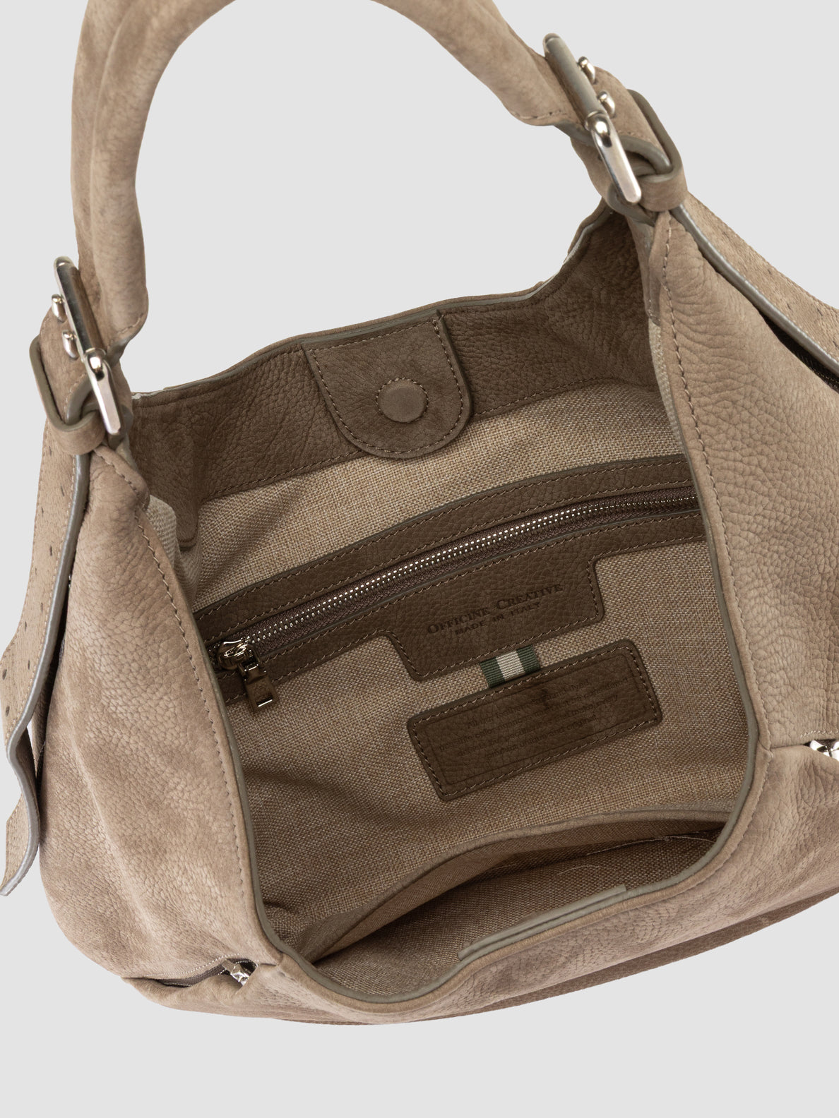 GHINZA/003 NUBUCK STM TAUPE