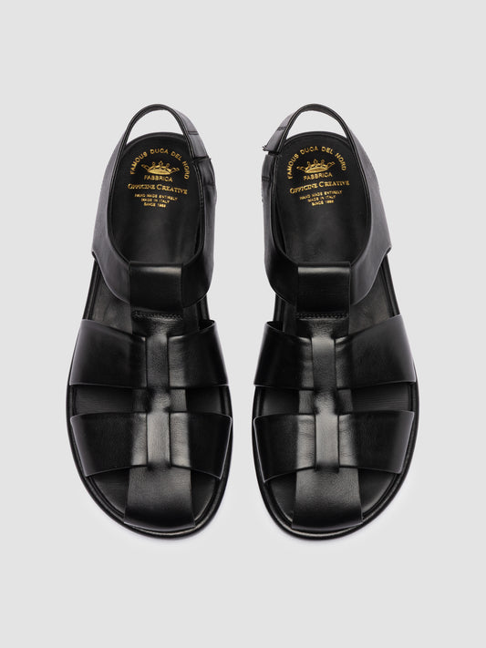 MIENNE/121 BUTTERO NAPPA NERO