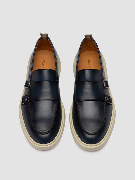BONES/018 AERO BUTTERO NAPPA BLU MARINE_F.DO AVORIO
