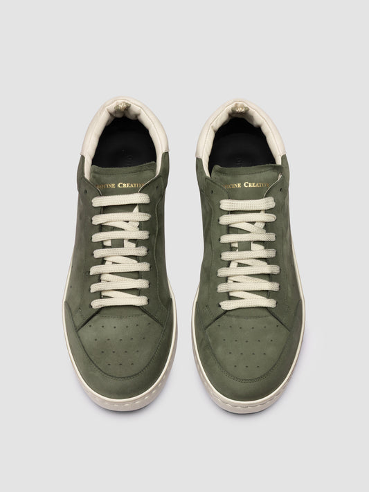 THE GLIDE 001 SOFT NABUK/GIANO - DIRTY ARMY/TOFU - F.DO OFF WHITE_N