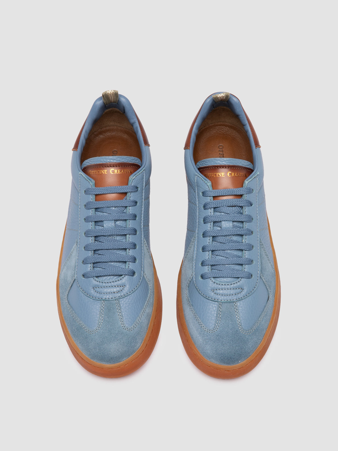 MILITIA/001 LIGHT CACHEMIRE/DEER/AERO BUTTERO INDIGO/DENIM/TAN_F.DO NATURALE SCURO