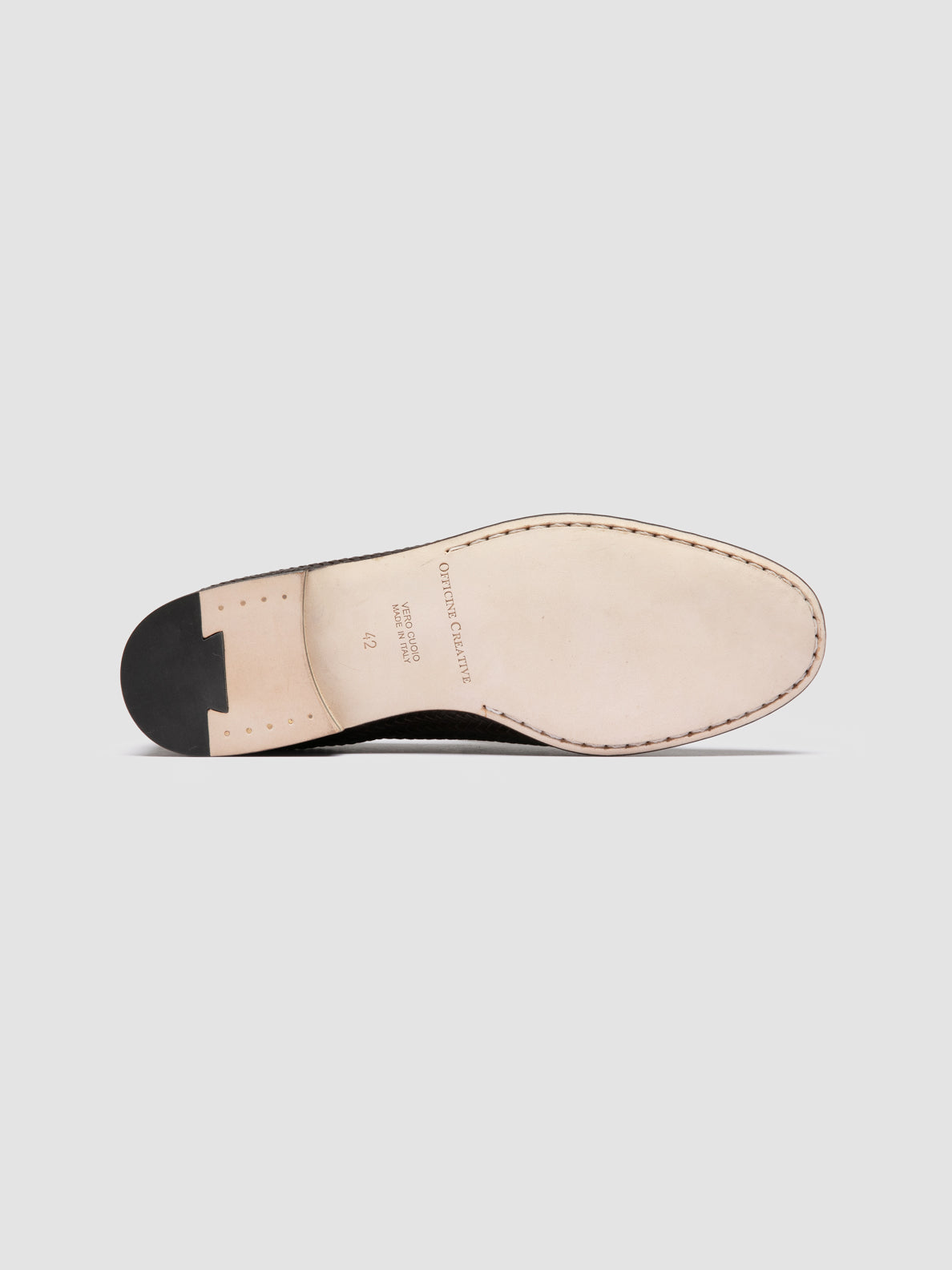 OLIVER/008 AERO BUTTERO NAPPA INTRECCIO MORO