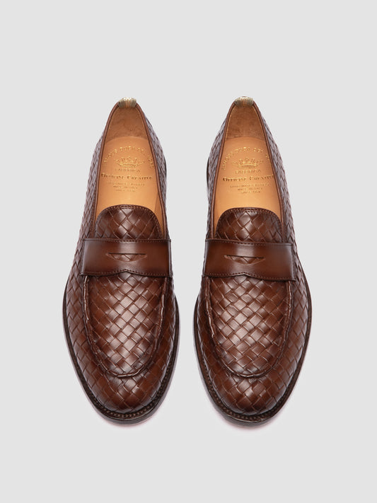 OPERA/003 AERO BUTTERO NAPPA INTRECCIO BRUNO