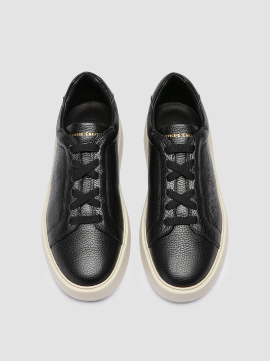 SLOUCH/001 MUFLONE NERO_F.DO AVORIO/N