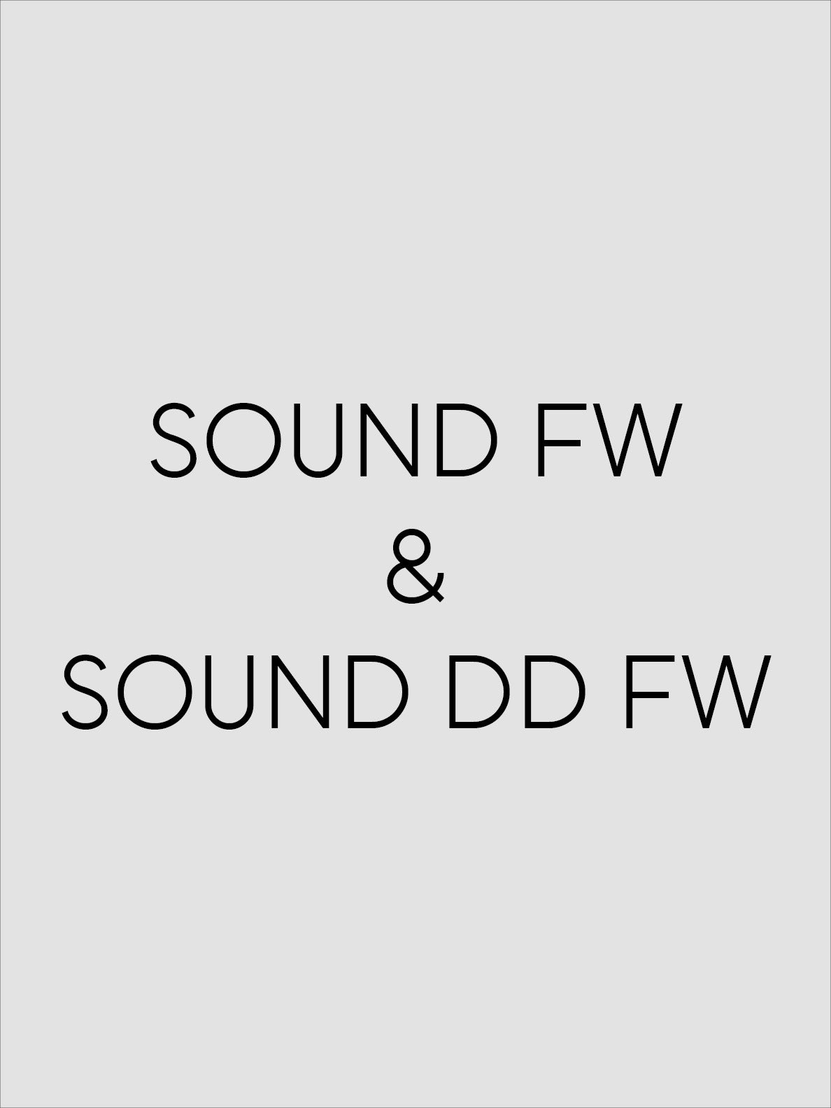 SOUND_FW & SOUND DD_FW