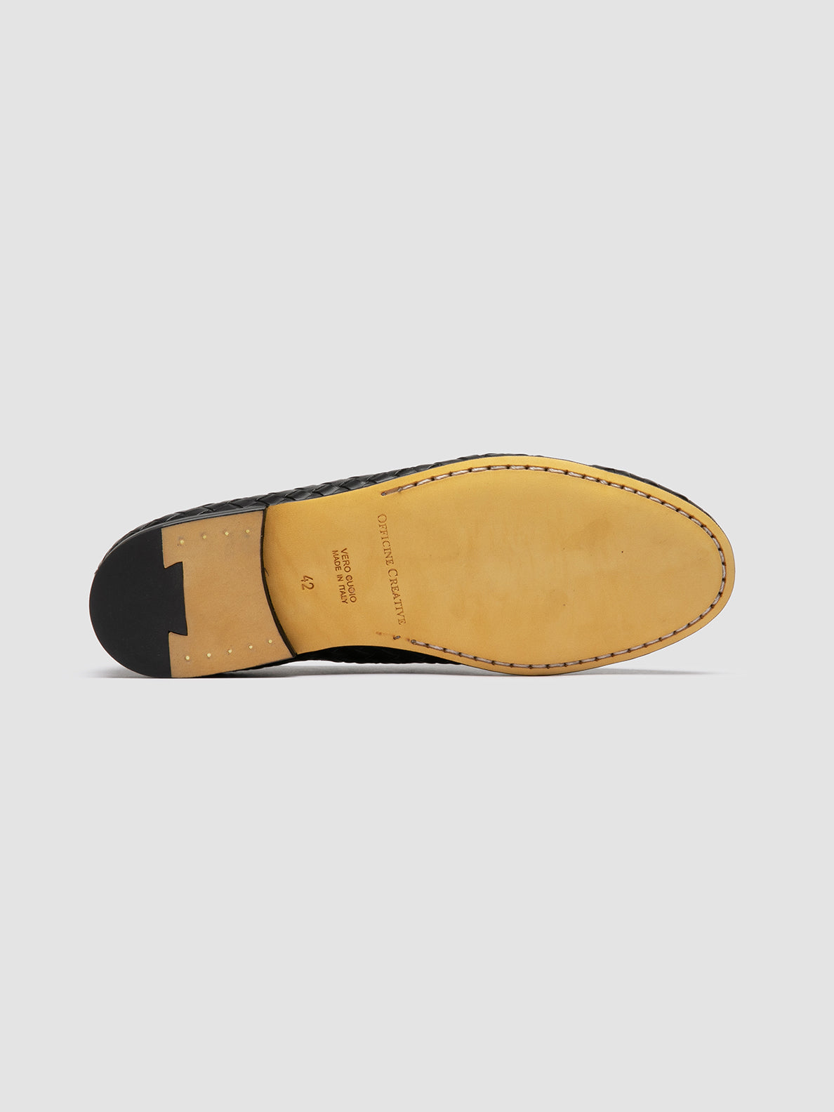 AIRTO/011 BUTTERO NAPPA INTRECCIO NERO