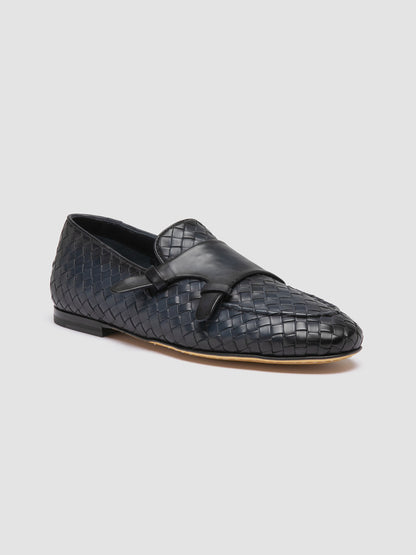 AIRTO/012 AERO BUTTERO NAPPA INTRECCIO BLU MARINE