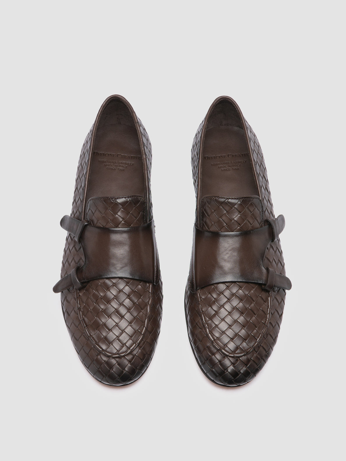 AIRTO/012 AERO BUTTERO NAPPA INTRECCIO MORO