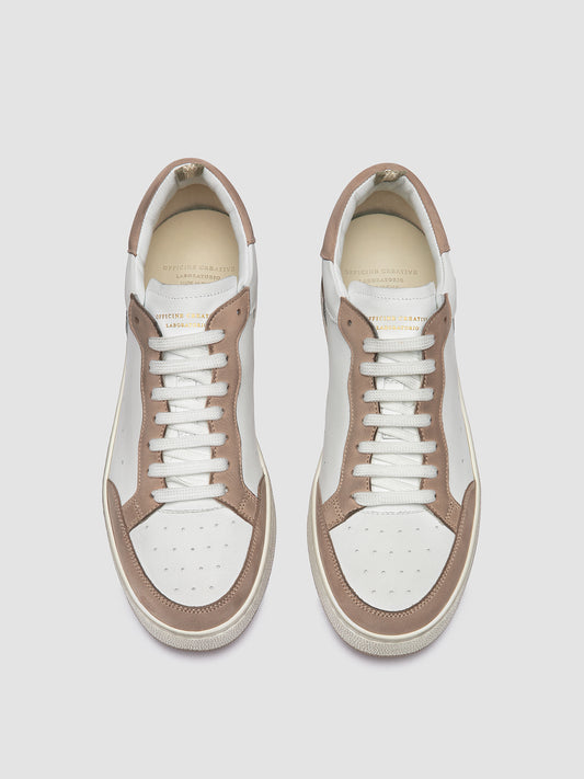 THE ANSWER/001 SOFT NABUK/FLORIDA - DIRTY CAPPUCCINO/BIANCO_F.DO PROFILE