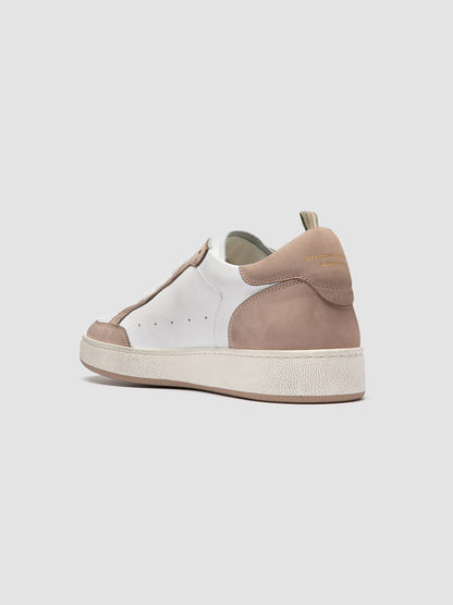 THE ANSWER/001 SOFT NABUK/FLORIDA - DIRTY CAPPUCCINO/BIANCO_F.DO PROFILE