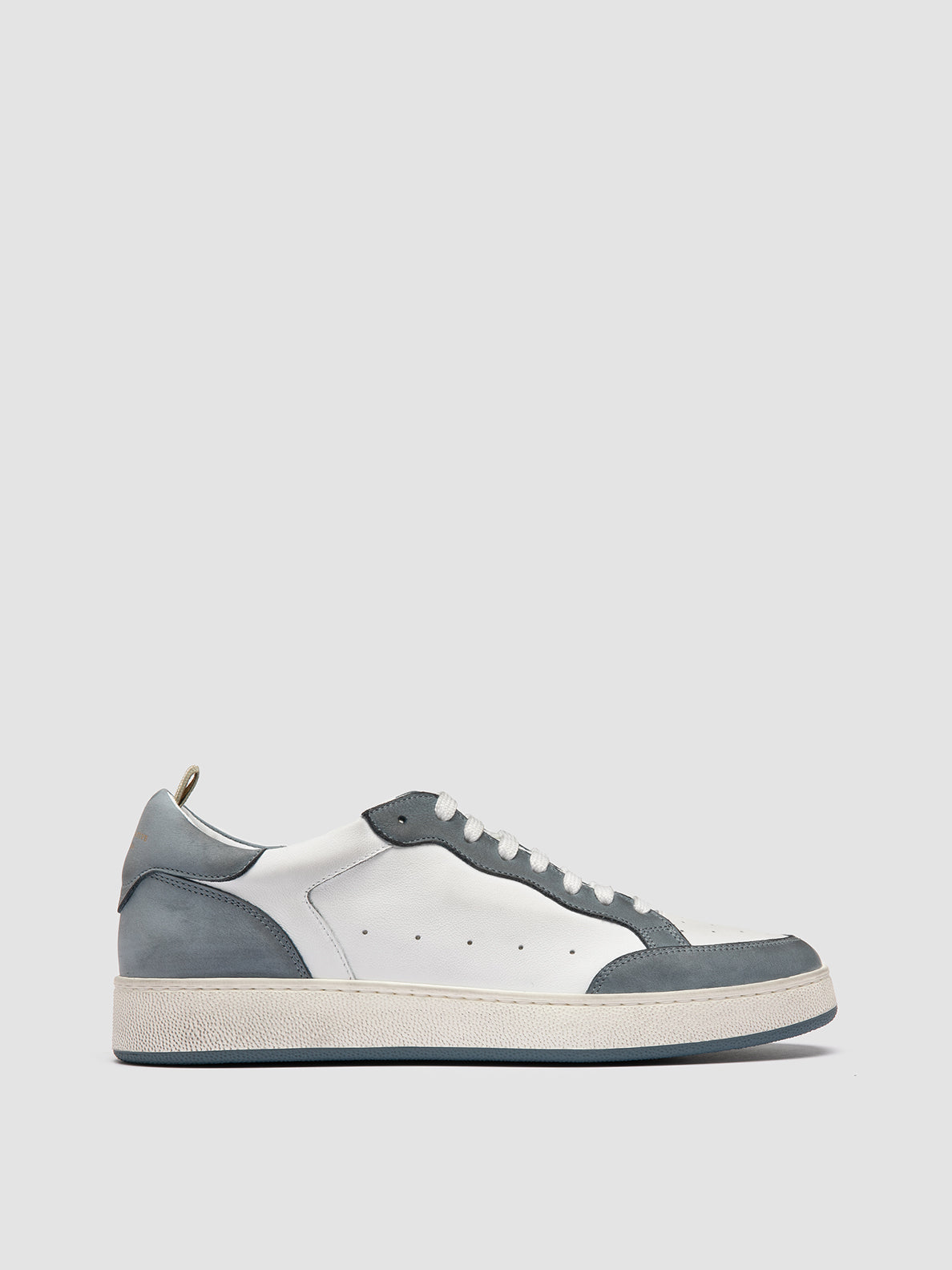 THE ANSWER/001 SOFT NABUK/FLORIDA - DIRTY DENIM/BIANCO_F.DO PROFILE