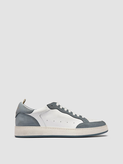 THE ANSWER/001 SOFT NABUK/FLORIDA - DIRTY DENIM/BIANCO_F.DO PROFILE