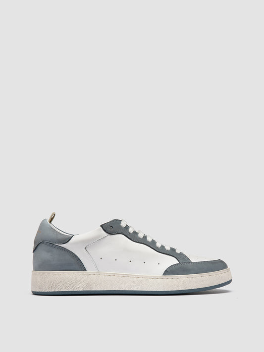 THE ANSWER/001 SOFT NABUK/FLORIDA - DIRTY DENIM/BIANCO_F.DO PROFILE