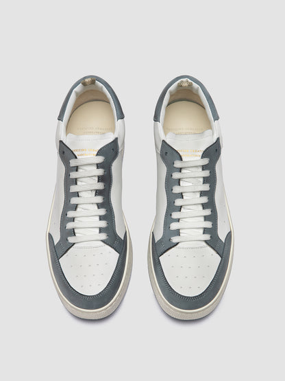 THE ANSWER/001 SOFT NABUK/FLORIDA - DIRTY DENIM/BIANCO_F.DO PROFILE