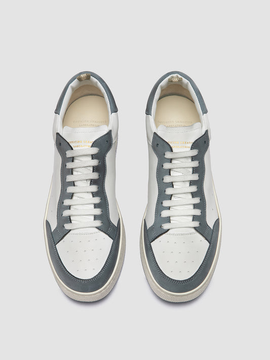THE ANSWER/001 SOFT NABUK/FLORIDA - DIRTY DENIM/BIANCO_F.DO PROFILE