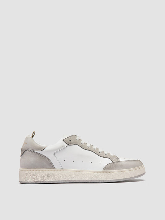 THE ANSWER/001 SOFT NABUK/FLORIDA - DIRTY GRIGIO PERLA/BIANCO_F.DO PROFILE