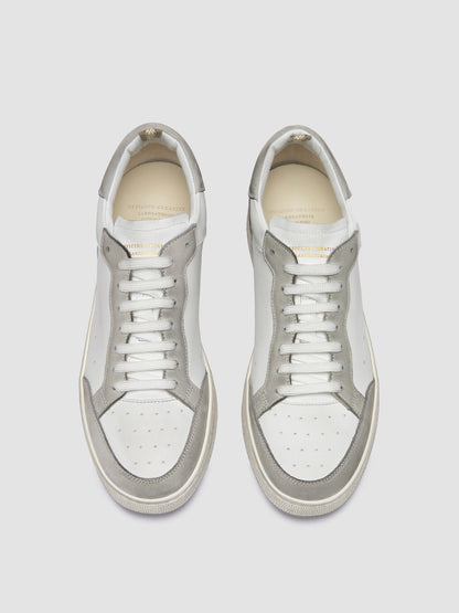 THE ANSWER/001 SOFT NABUK/FLORIDA - DIRTY GRIGIO PERLA/BIANCO_F.DO PROFILE