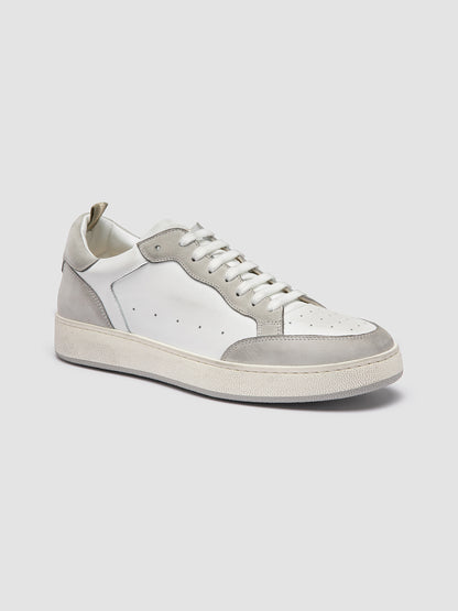 THE ANSWER/001 SOFT NABUK/FLORIDA - DIRTY GRIGIO PERLA/BIANCO_F.DO PROFILE