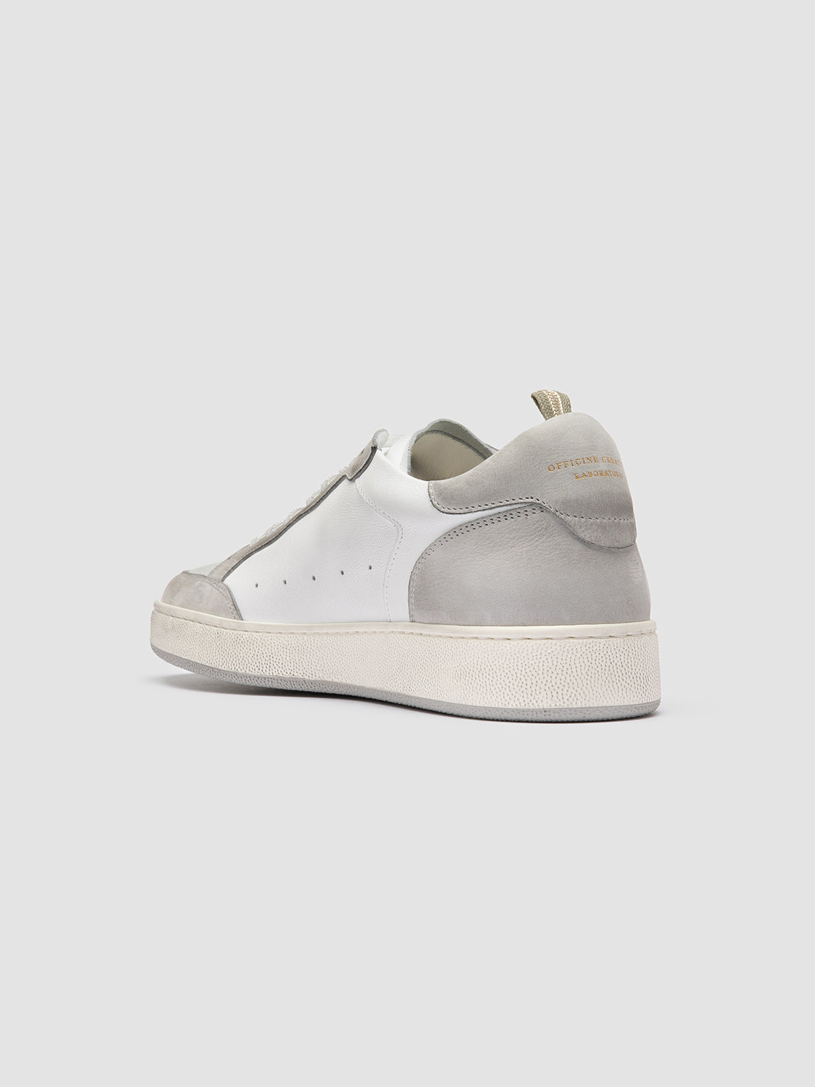 THE ANSWER/001 SOFT NABUK/FLORIDA - DIRTY GRIGIO PERLA/BIANCO_F.DO PROFILE