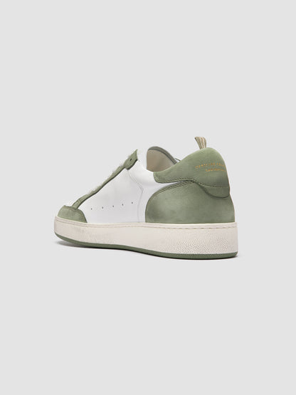 THE ANSWER/001 SOFT NABUK/FLORIDA - DIRTY OIL GREEN/BIANCO_F.DO PROFILE