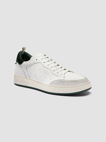 THE ANSWER/007 L.CACHEMIRE/LEATHER/LC TAG - DIRTY BIANCO/BIANCO/BOTTIGLIA_F.DO PROFILE
