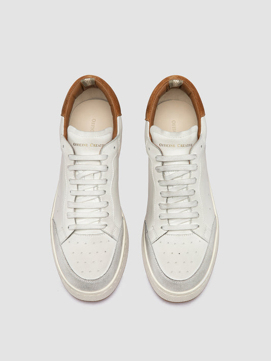 THE ANSWER/007 L.CACHEMIRE/LEATHER/LC TAG - DIRTY - BIANCO/BIANCO/VICUNA - F.DO PROFILE