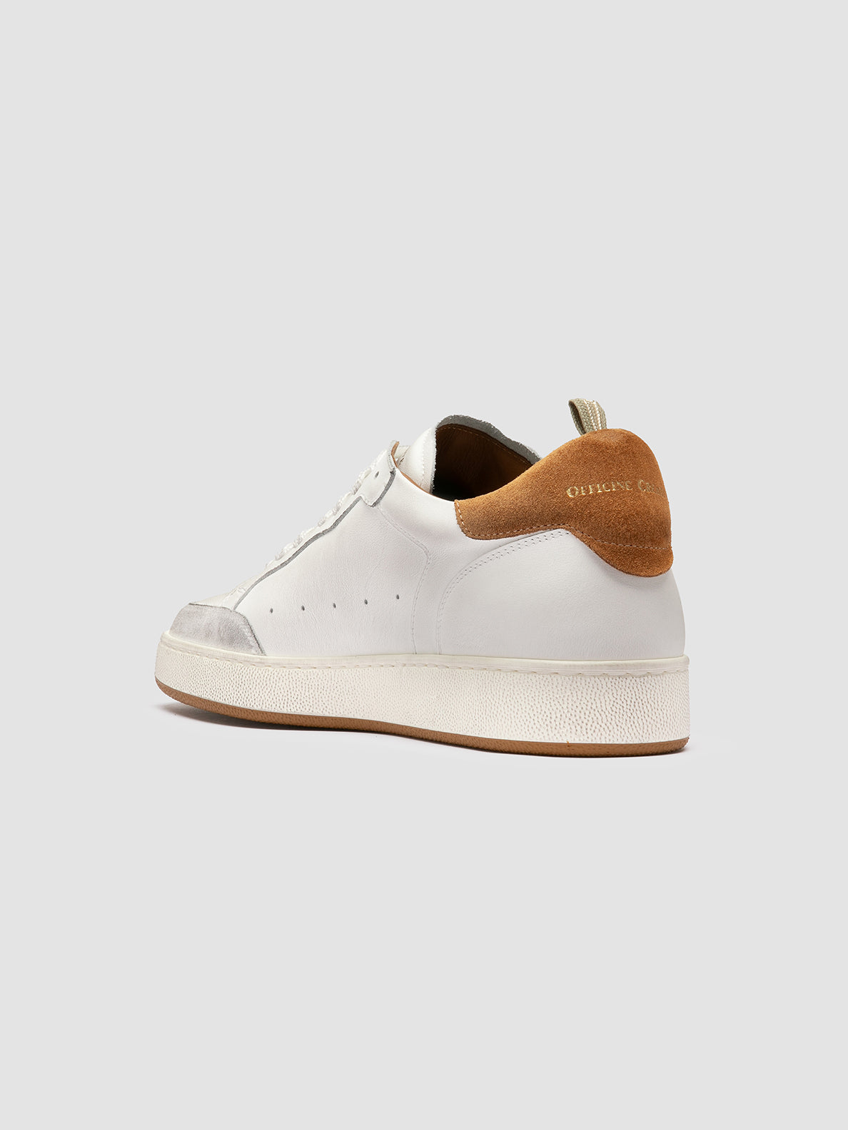 THE ANSWER/007 L.CACHEMIRE/LEATHER/LC TAG - DIRTY - BIANCO/BIANCO/VICUNA - F.DO PROFILE