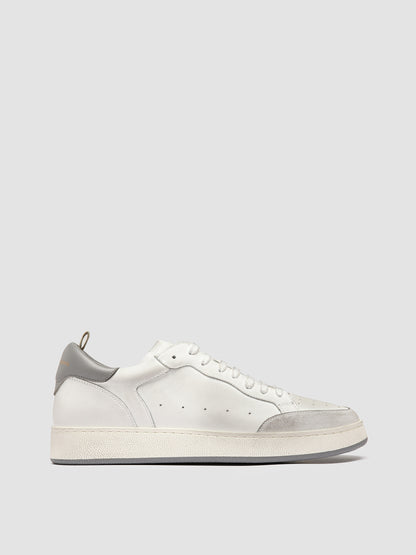 THE ANSWER/007 L.CACHEMIRE/LEATHER/LT TAG - DIRTY BIANCO/BIANCO/CAVIAR_F.DO PROFILE