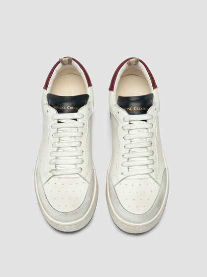 THE ANSWER/101 LIGHT CACHEMIRE/3 LEATHER - DIRTY BIANCO/BIANCO/BLU SCURO/AMARENA - F.DO PROFILE BLU
