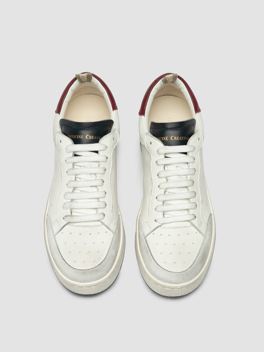 THE ANSWER/101 LIGHT CACHEMIRE/3 LEATHER - DIRTY BIANCO/BIANCO/BLU SCURO/AMARENA - F.DO PROFILE BLU