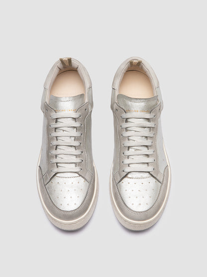 THE ANSWER/101 SOFT NABUK/PIXEL - DIRTY GRIGIO PERLA/ARGENTO_F.DO PROFILE