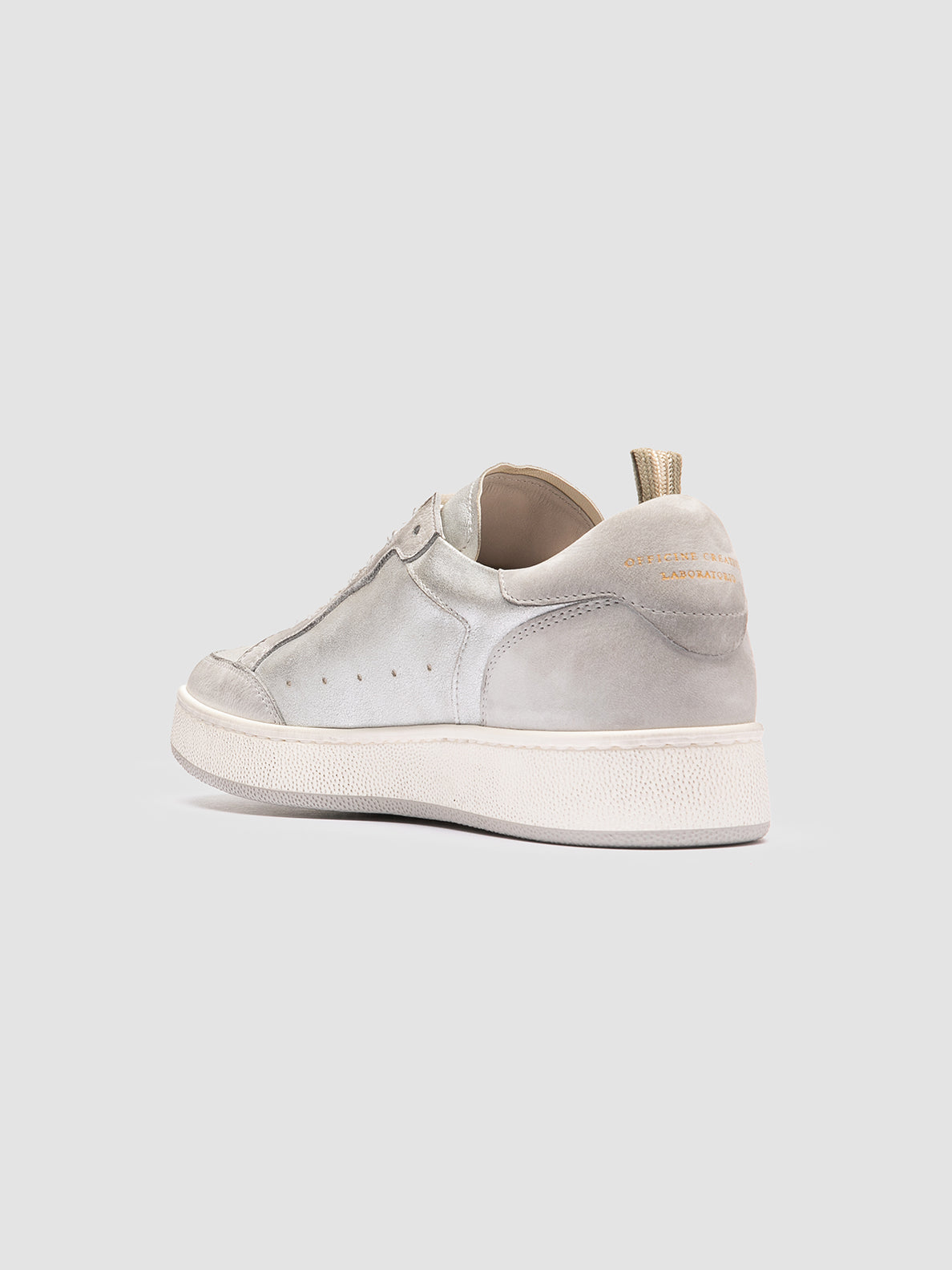 THE ANSWER/101 SOFT NABUK/PIXEL - DIRTY GRIGIO PERLA/ARGENTO_F.DO PROFILE