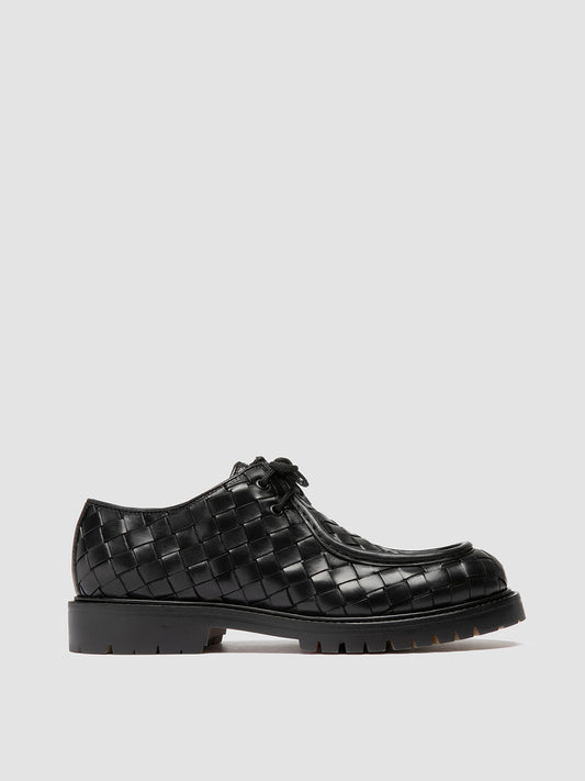 BOSS/015 SPALLA PIUMA NAPPA INTRECCIO NERO