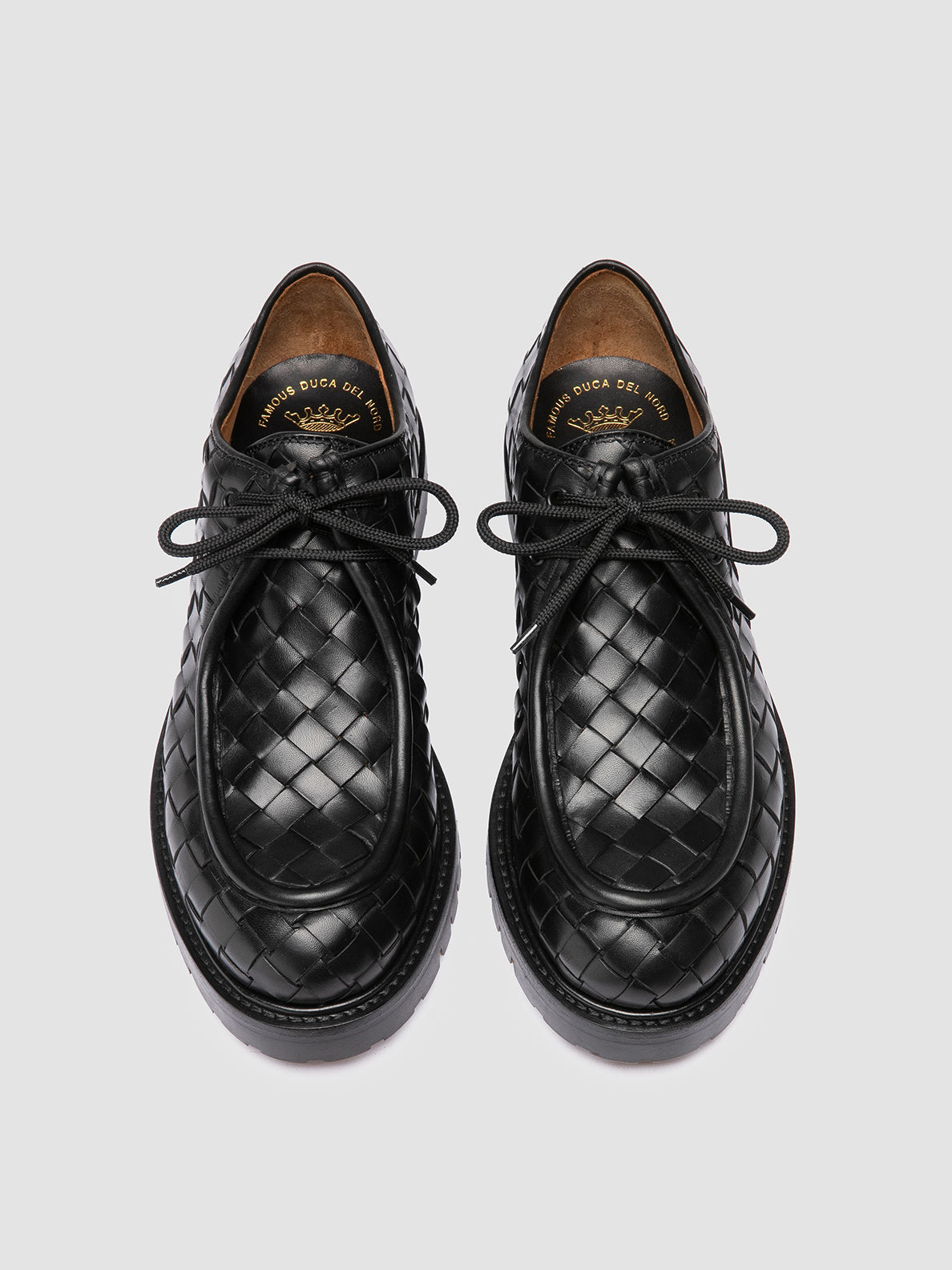 BOSS/015 SPALLA PIUMA NAPPA INTRECCIO NERO
