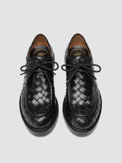 BOSS/015 SPALLA PIUMA NAPPA INTRECCIO NERO