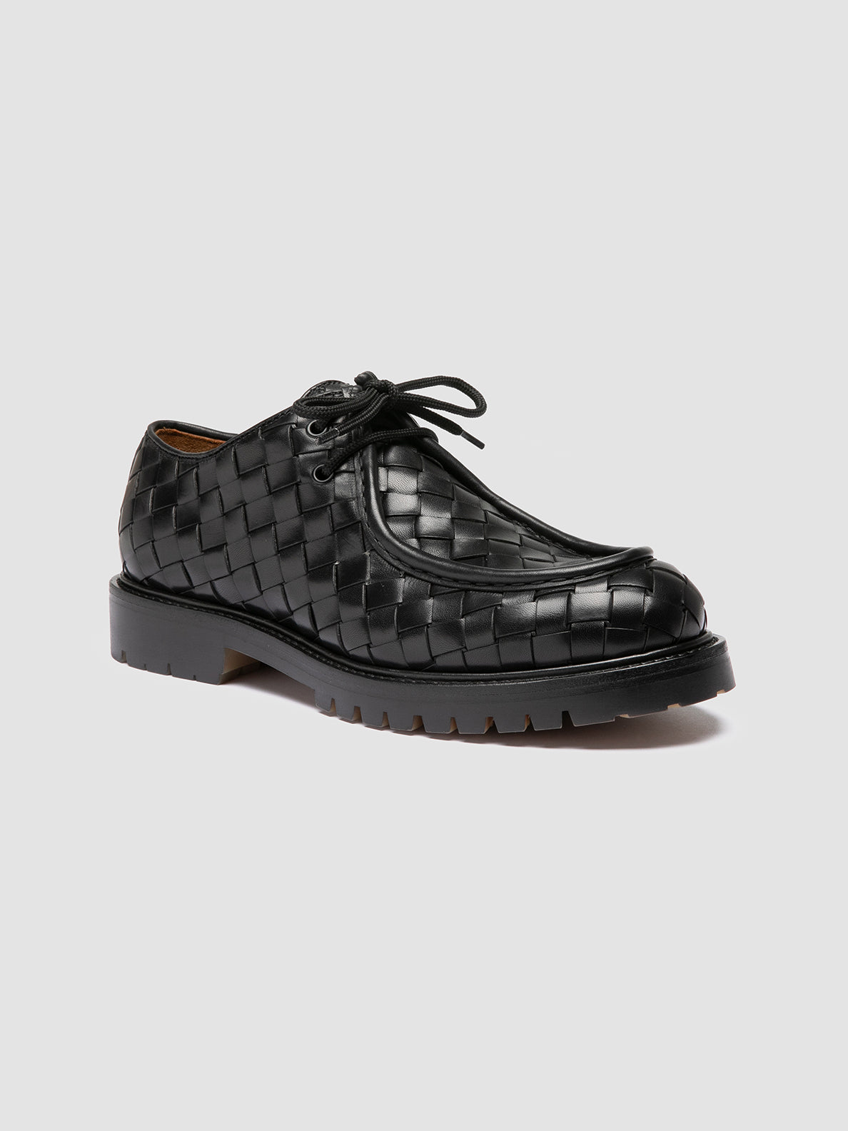 BOSS/015 SPALLA PIUMA NAPPA INTRECCIO NERO