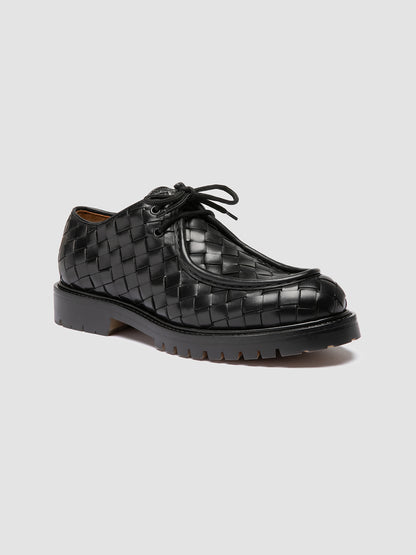 BOSS/015 SPALLA PIUMA NAPPA INTRECCIO NERO