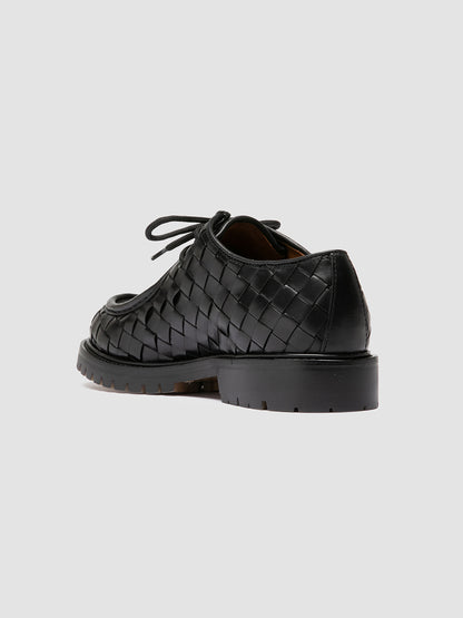 BOSS/015 SPALLA PIUMA NAPPA INTRECCIO NERO