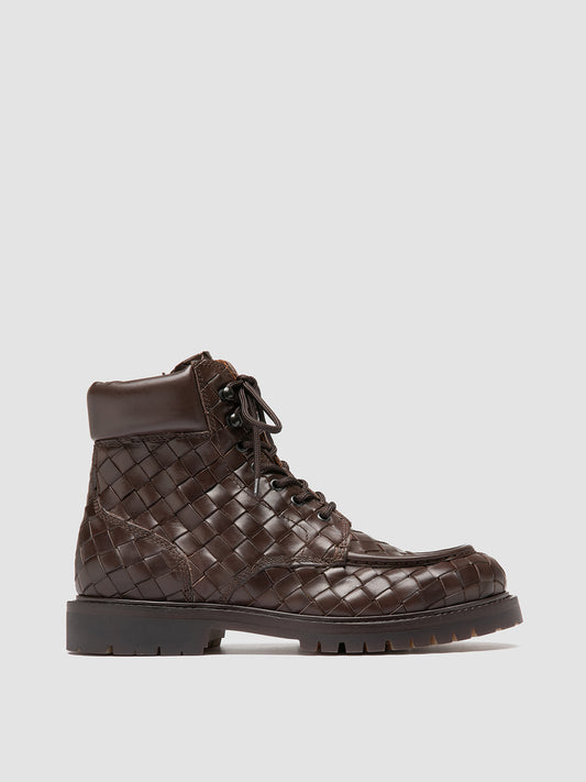 BOSS/016 SPALLA PIUMA NAPPA INTRECCIO COFFEE