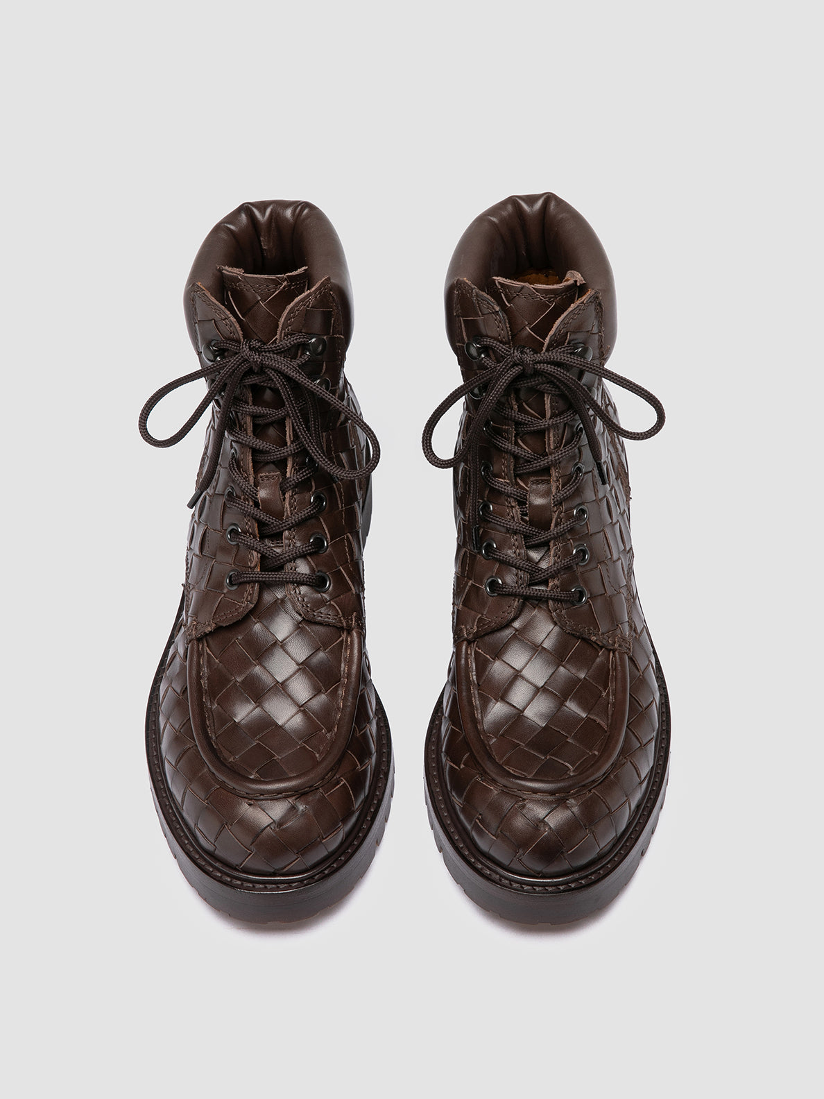BOSS/016 SPALLA PIUMA NAPPA INTRECCIO COFFEE