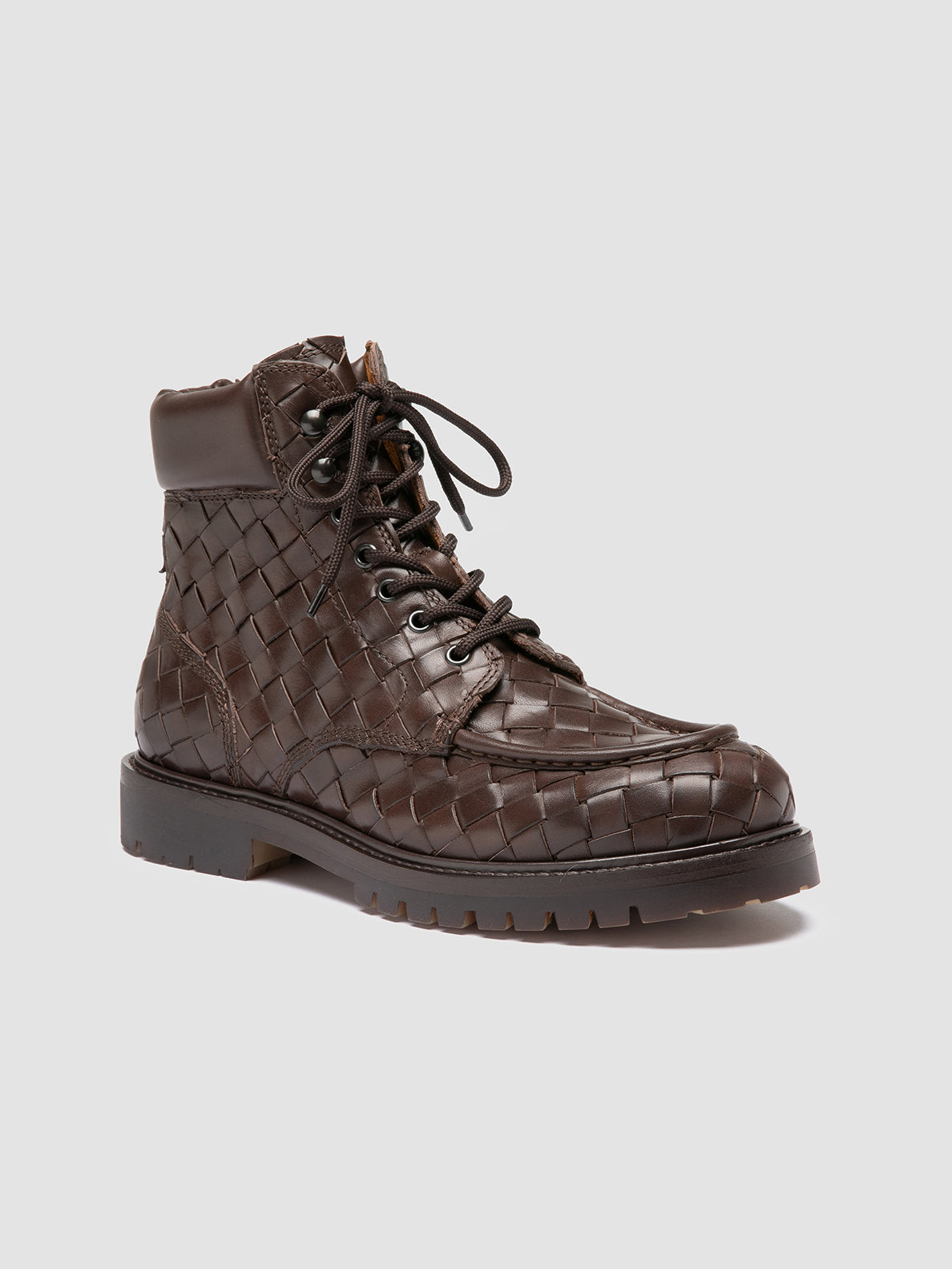 BOSS/016 SPALLA PIUMA NAPPA INTRECCIO COFFEE