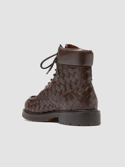 BOSS/016 SPALLA PIUMA NAPPA INTRECCIO COFFEE
