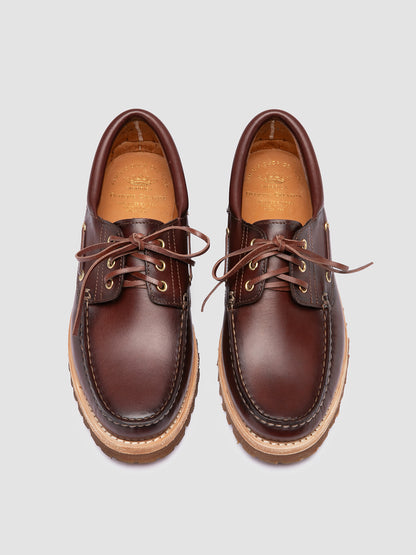 HERITAGE FLEXI/001 AERO SPALLA PIUMA NAPPA CASTAGNO