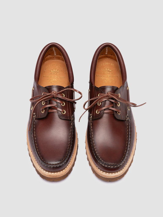 HERITAGE FLEXI/001 AERO SPALLA PIUMA NAPPA CASTAGNO