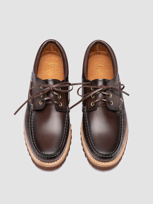 HERITAGE FLEXI/001 AERO SPALLA PIUMA NAPPA COFFEE