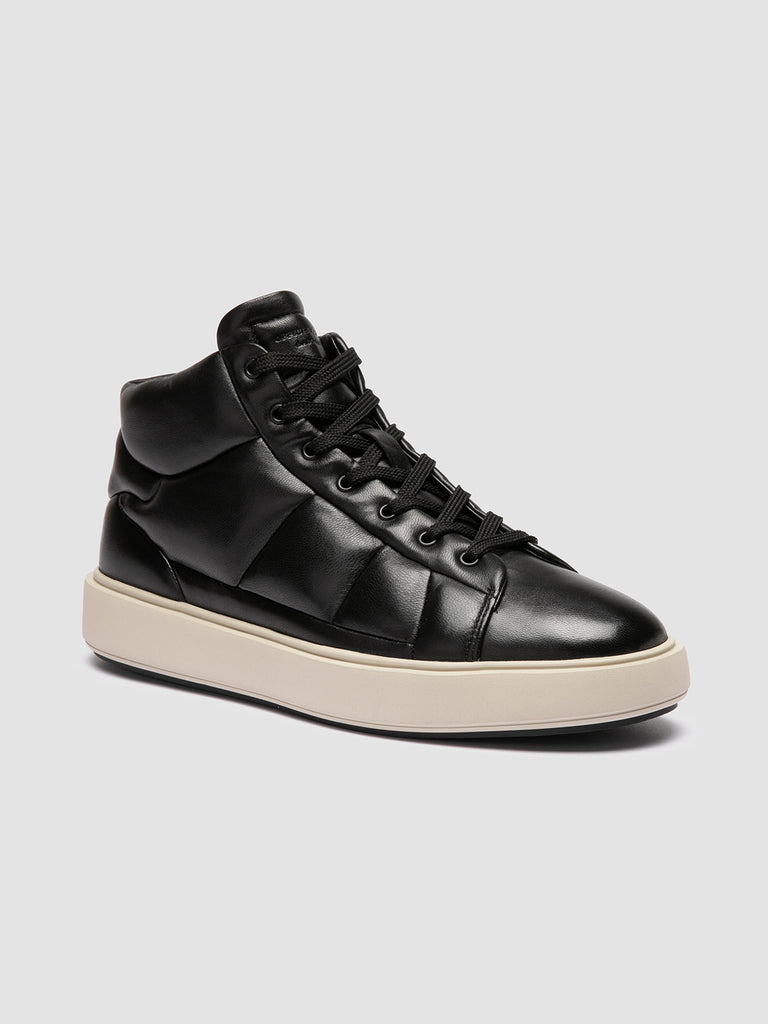 LEISURE/002 GUANTERIA NERO - F.DO AVORIO/N