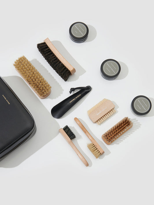LUXURY KIT SHOECARE VACCHETTA NERO - Medium