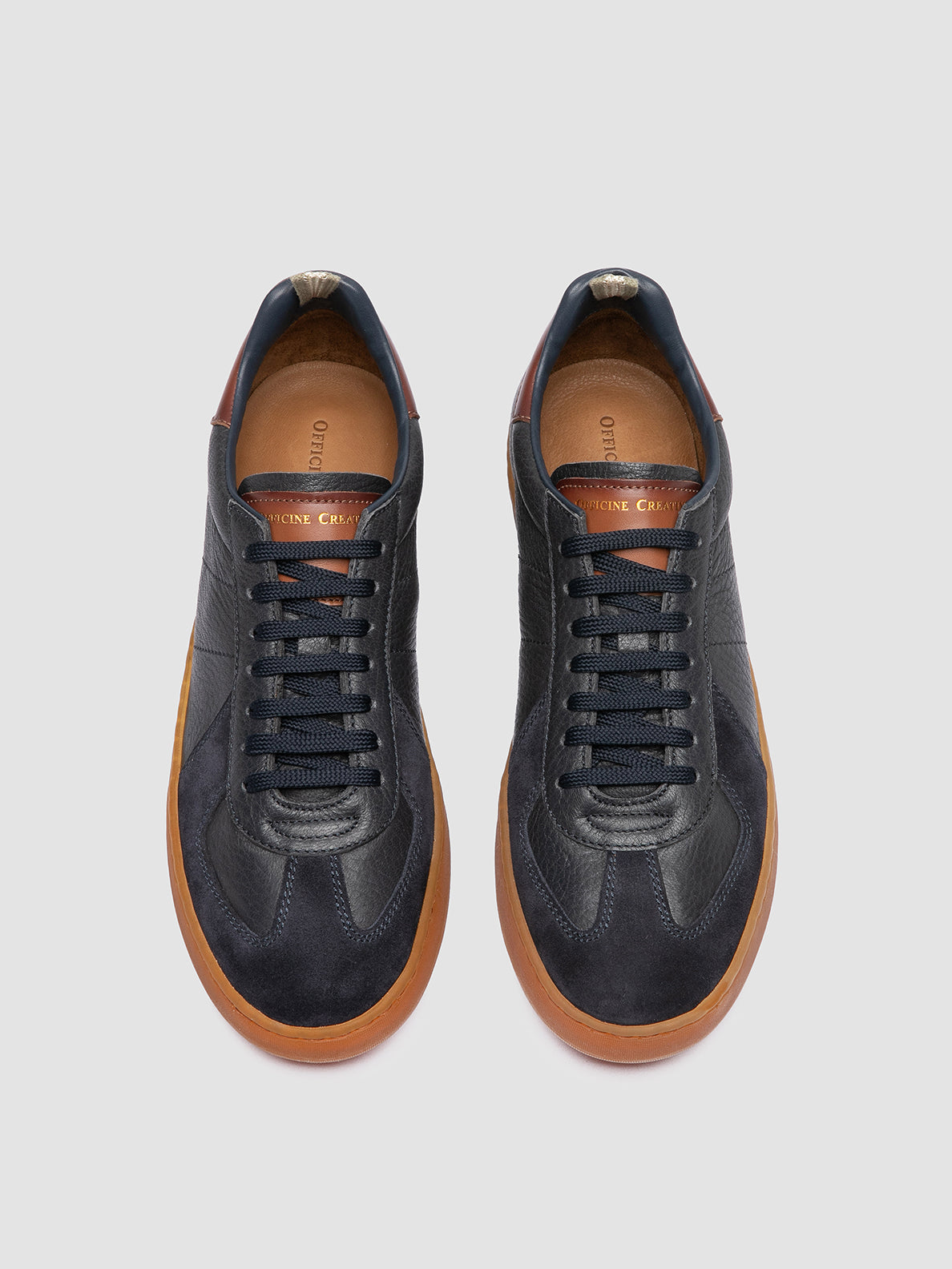MILITIA/001 LIGHT CACHEMIRE/DEER/A. BUTTERO BLU/DRESS BLUE/TAN - F.DO NATURALE SCURO